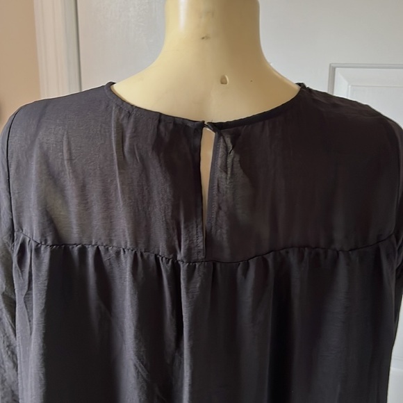 h&m Black Sheer Sleeves Tunic Shift Dress 14 - Picture 6 of 10